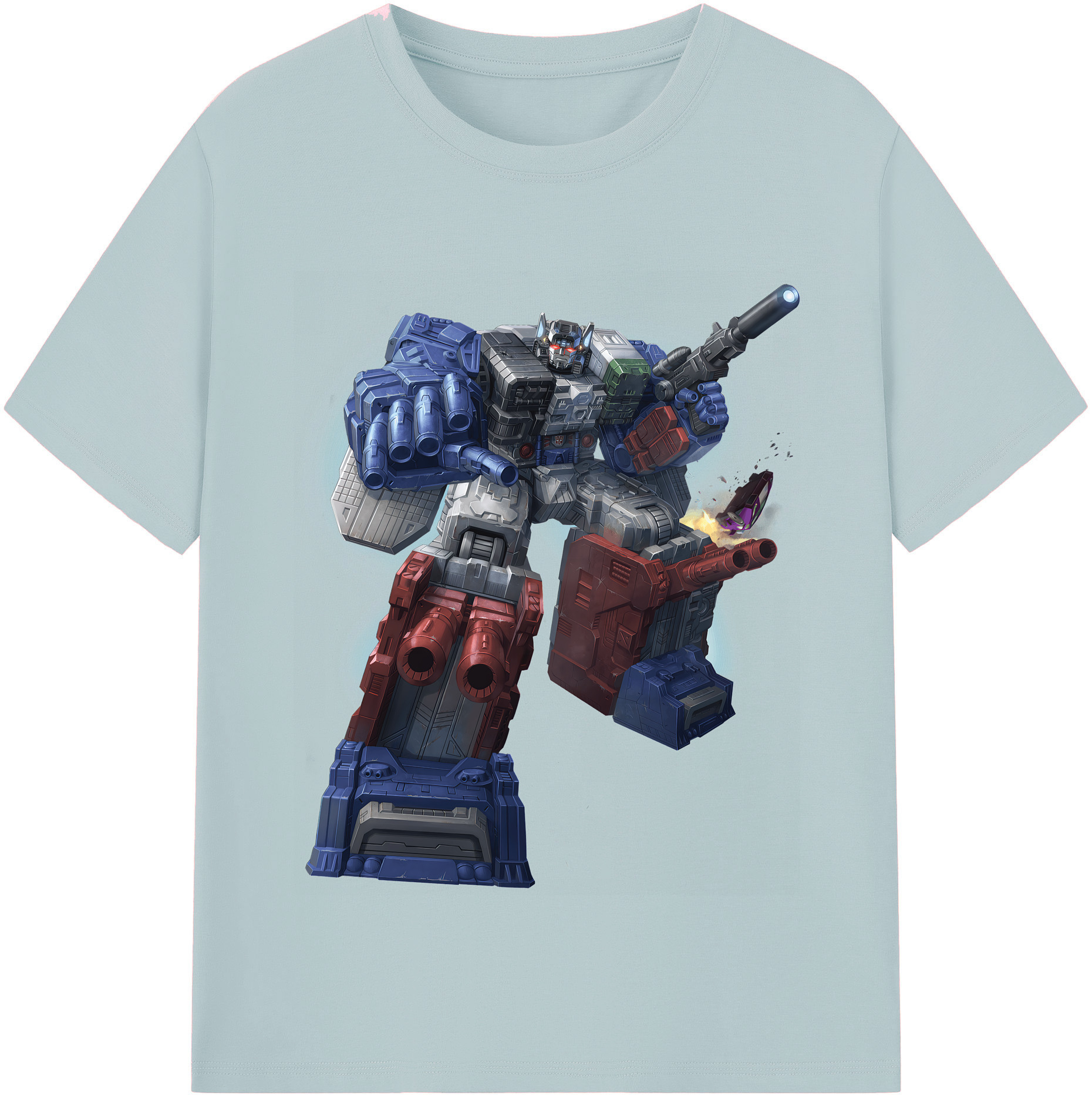 （画像用） Transformers トランスフォーマー 綿100％半袖Tシャツ（フロントプリント）